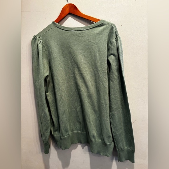 Boden Sage Green Button-Up Cardigan cottagecore fall country office casual - Picture 2 of 16